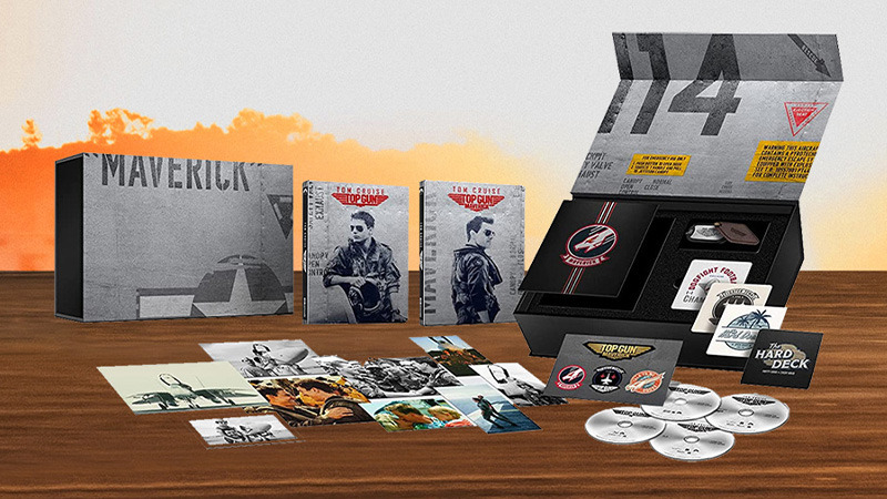 Detalles finales de la edición coleccionista de Top Gun y Top Gun: Maverick en 4K