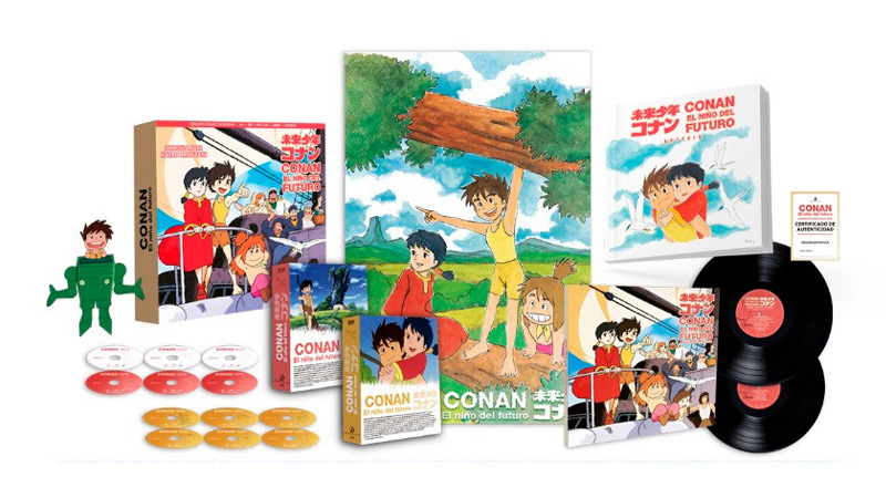 Fecha y contenidos de la serie Conan, el Niño del Futuro en Blu-ray