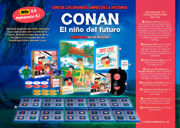 Más información de Conan, el Niño del Futuro en Blu-ray