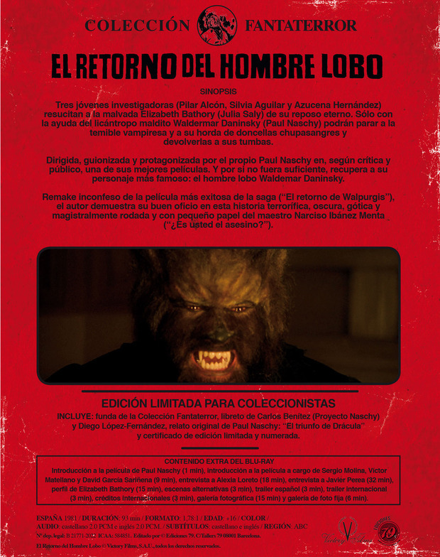 El Retorno del Hombre Lobo - Edición Limitada Blu-ray 3