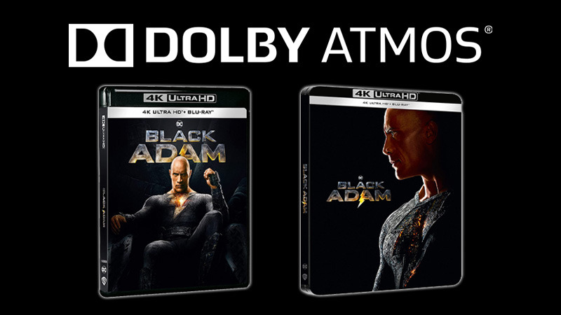 Black Adam en UHD 4K con Dolby Atmos y DTS-HD Master Audio en Blu-ray