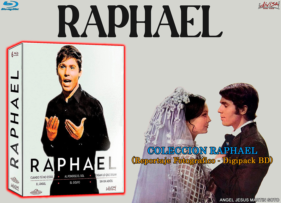 Fotografías del Digipak de Raphael en Blu-ray 1