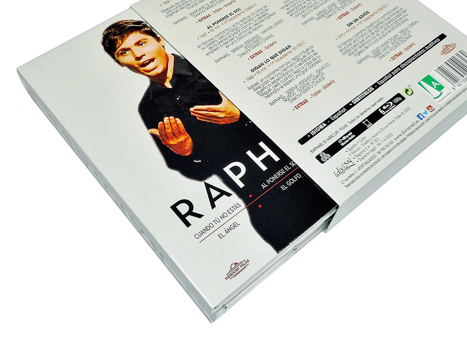 Fotografías del Digipak de Raphael en Blu-ray 6