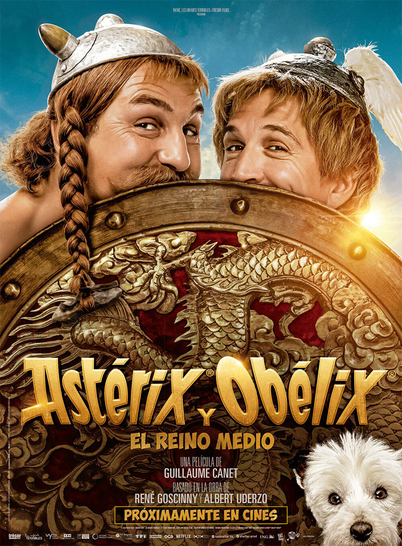 Tráiler y teaser póster de Astérix y Obélix: El Reino Medio
