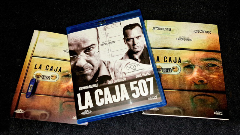 Fotografías de la edición con funda y libreto de La Caja 507 en Blu-ray