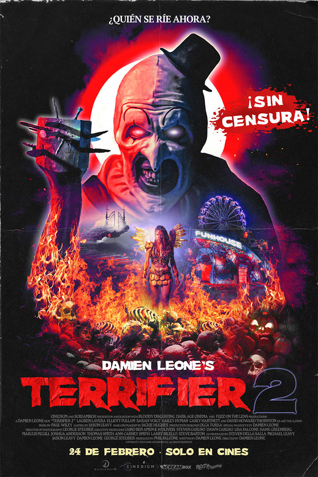 Terrifier 2 será estrenada en los cines españoles