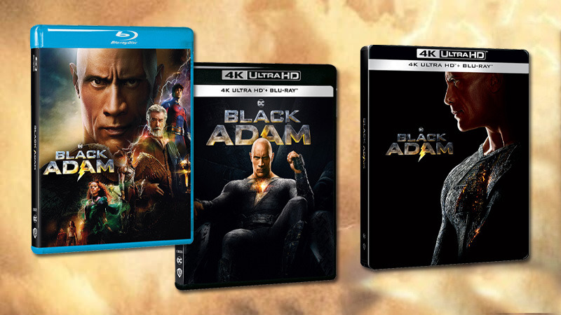Fecha de salida de Black Adam en Blu-ray, UHD 4K y Steelbook 4K
