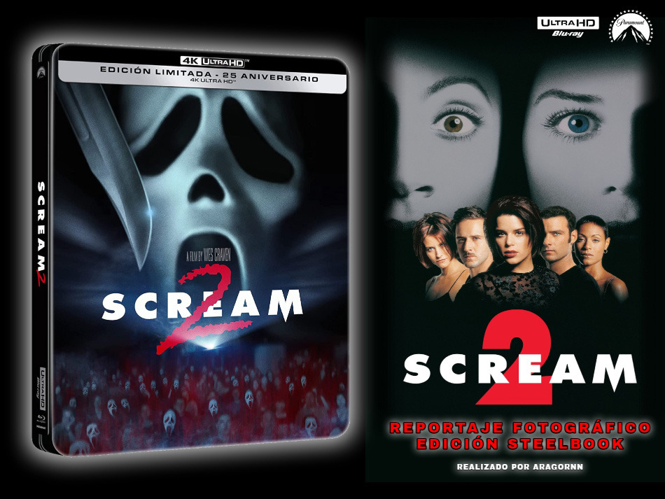 Fotografías del Steelbook de Scream 2 en UHD 4K 1