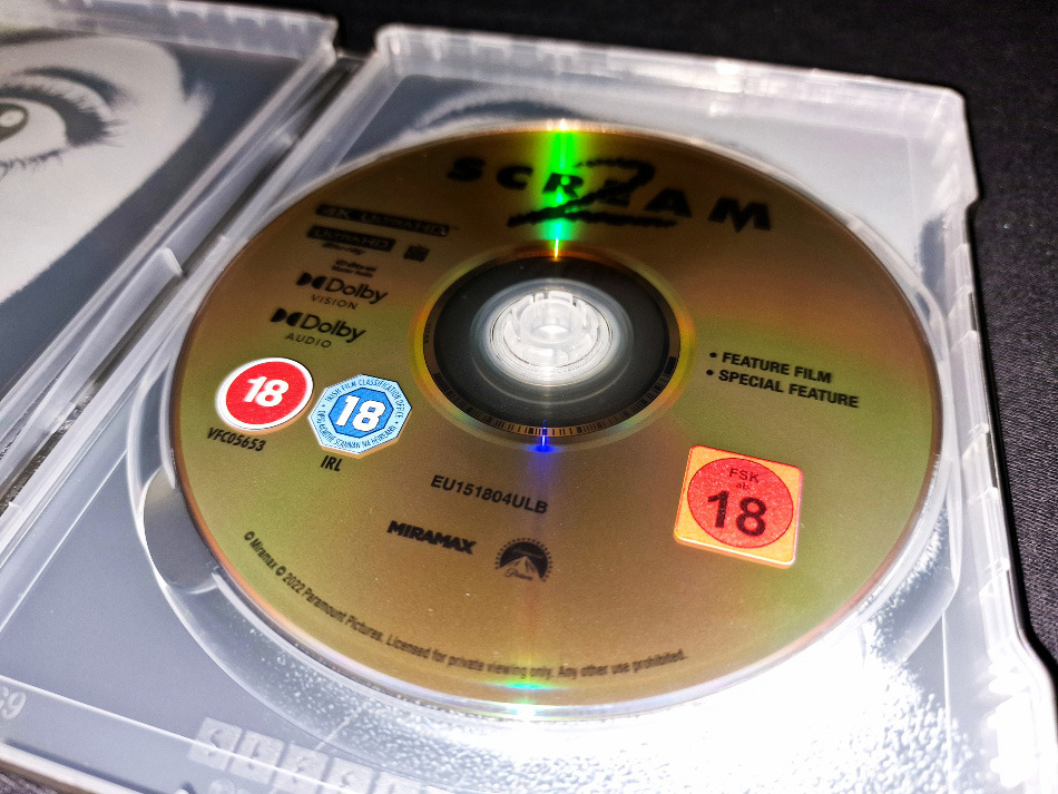 Fotografías del Steelbook de Scream 2 en UHD 4K 14