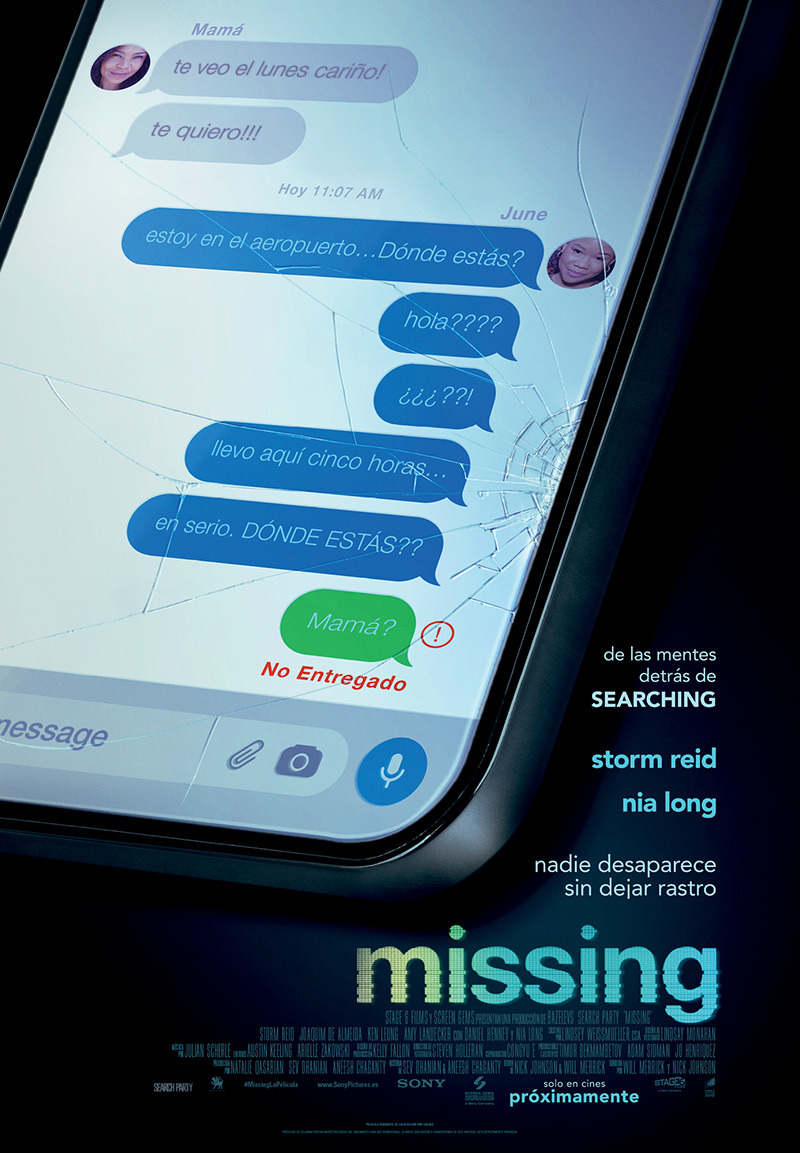 Tráiler de Missing, se los creadores de Searching