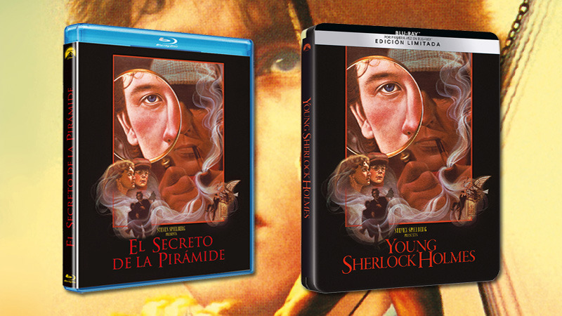 Steelbook y edición sencilla de El Secreto de la Pirámide en Blu-ray