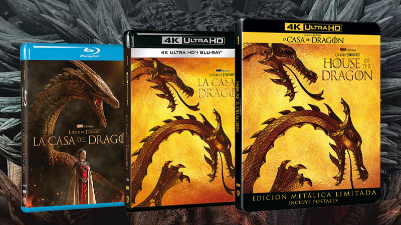 La Casa del Dragón 1ª temporada en Blu-ray, 4K y Steelbook 4K