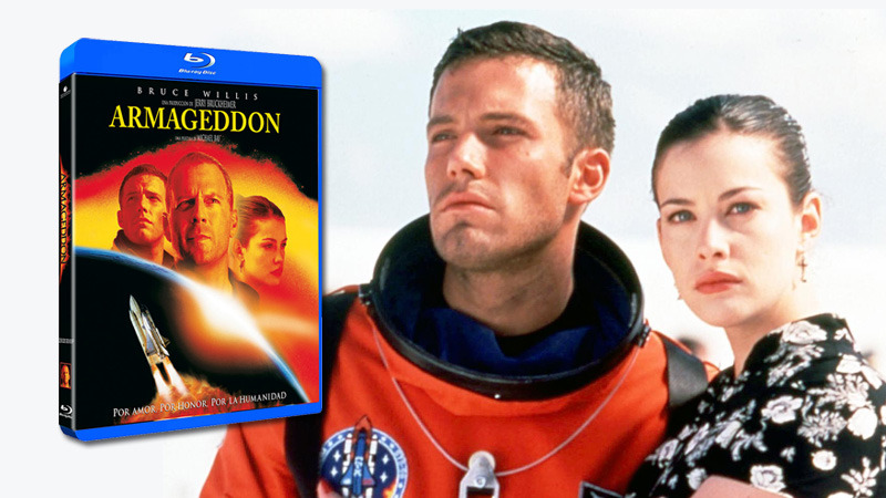 Carátula y contenidos del Blu-ray de Armageddon