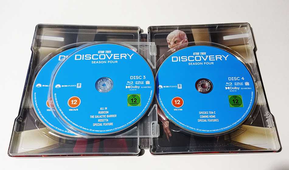 Fotografías del Steelbook de la 4ª temporada de Star Trek: Discovery en Blu-ray 6