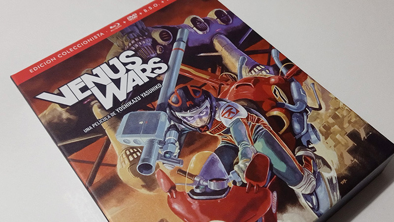 Fotografías de la edición coleccionista de Venus Wars en Blu-ray