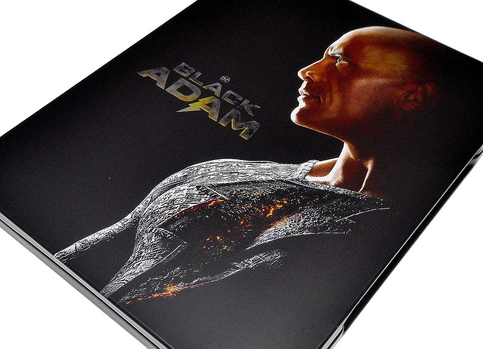 Fotografías del Steelbook de Black Adam en UHD 4K y Blu-ray 10