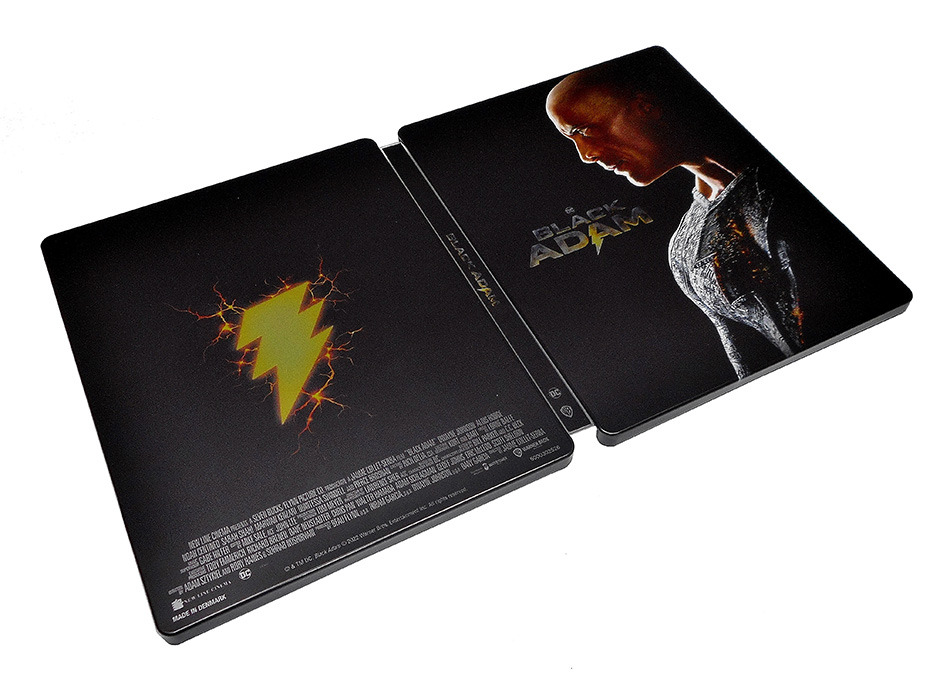 Fotografías del Steelbook de Black Adam en UHD 4K y Blu-ray 11