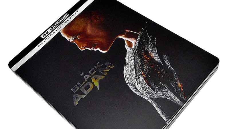 Fotografías del Steelbook de Black Adam en UHD 4K y Blu-ray