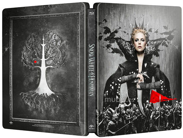 Steelbook de Blancanieves y la Leyenda del Cazador y guía de ediciones