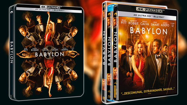 Anuncio de Babylon -dirigida por Damien Chazelle- en Blu-ray y UHD 4K