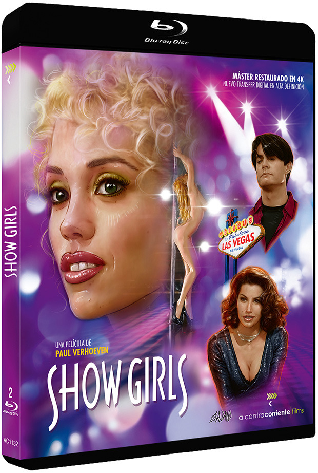 Todos los detalles de la edición con dos discos de Showgirls en Blu-ray