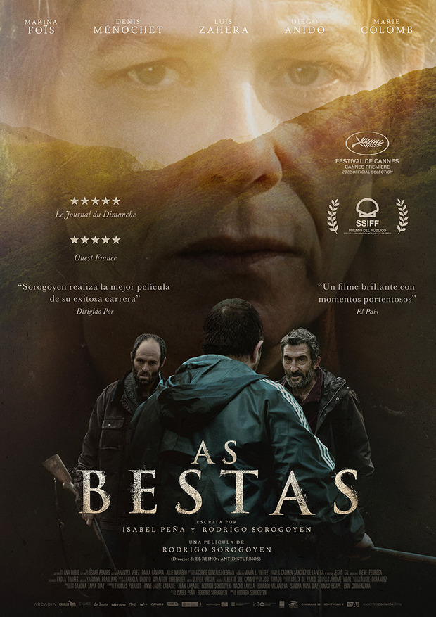 Anuncio oficial de As Bestas en Blu-ray, ganadora de 9 Goya