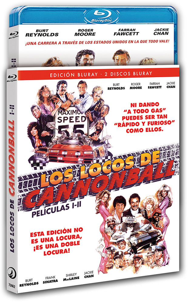 Primeros detalles del Blu-ray de Los Locos del Cannonball - Película I y II 1