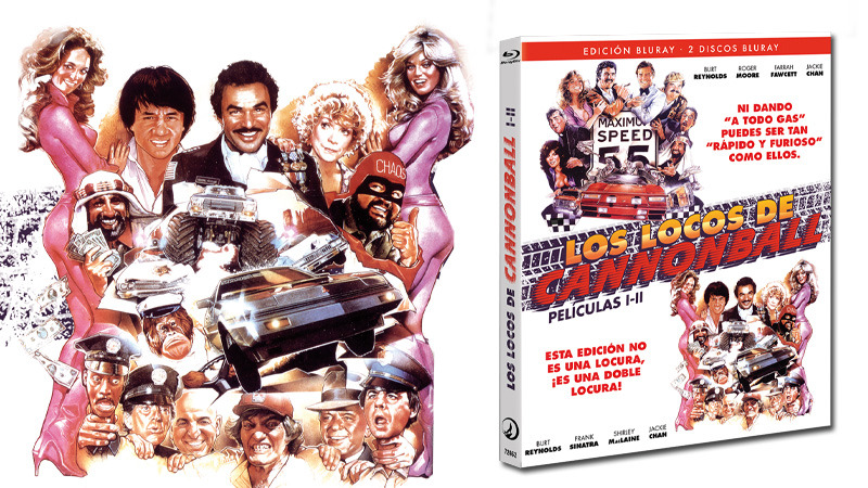 Un pack traerá de vuelta las películas de Los Locos del Cannonball en Blu-ray