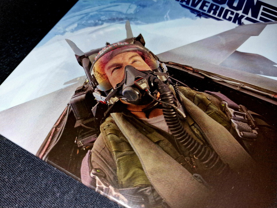 Fotografías del Steelbook azul de Top Gun: Maverick en UHD 4K y Blu-ray 4