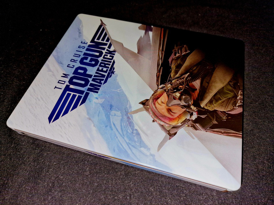 Fotografías del Steelbook azul de Top Gun: Maverick en UHD 4K y Blu-ray 6