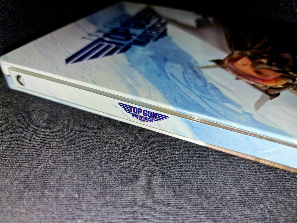 Fotografías del Steelbook azul de Top Gun: Maverick en UHD 4K y Blu-ray 7
