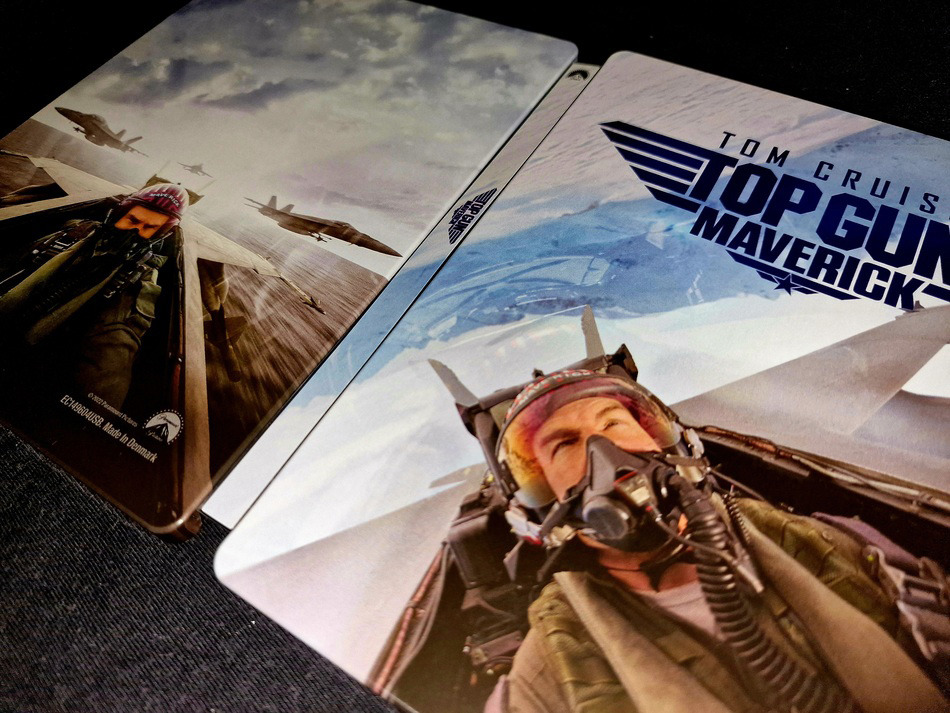 Fotografías del Steelbook azul de Top Gun: Maverick en UHD 4K y Blu-ray 11