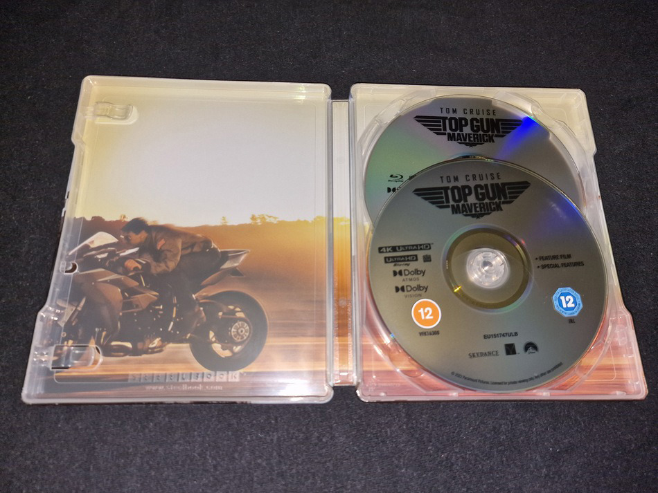 Fotografías del Steelbook azul de Top Gun: Maverick en UHD 4K y Blu-ray 13