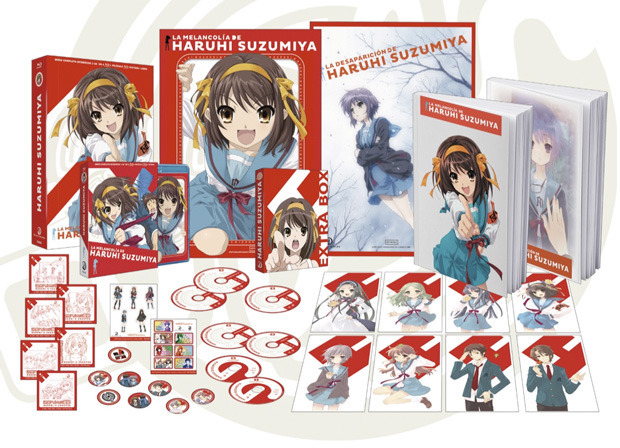 Edición coleccionista de la serie de anime La Melancolía de Haruhi Suzumiya en Blu-ray