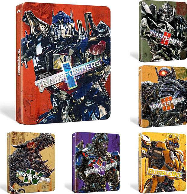 Anuncio oficial del Blu-ray de Colección Transformers -  6-Movie Collection (Edición Metálica) 2