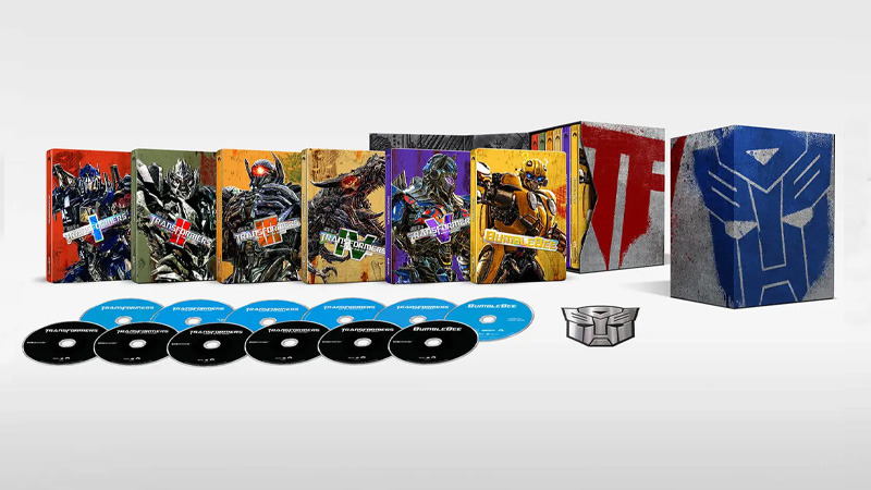 Colección con las seis películas de Transformers en Steelbook 4K