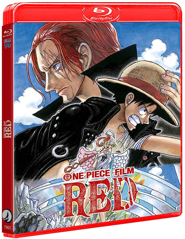 Diseño de la carátula de One Piece Film Red en Blu-ray 1