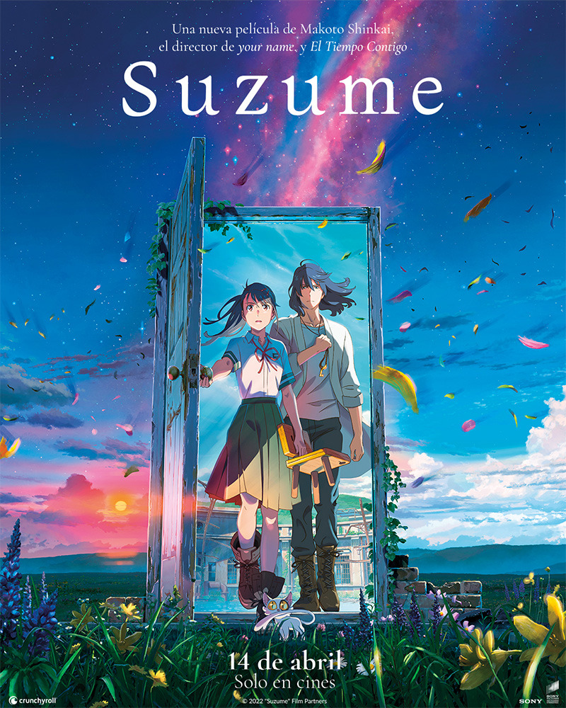 Tráiler y póster de Suzume, dirigida por Makoto Shinkai