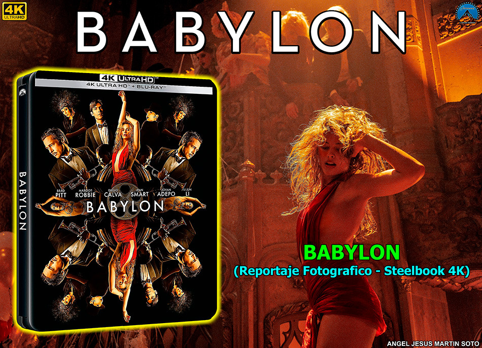 Fotografías del Steelbook de Babylon en UHD 4K y Blu-ray 1