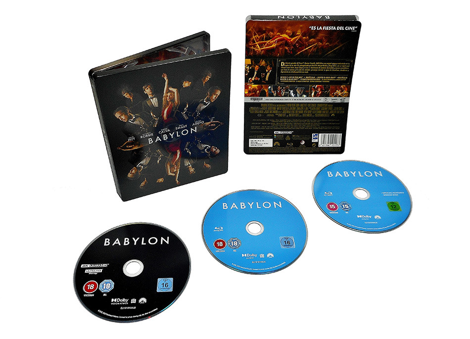 Fotografías del Steelbook de Babylon en UHD 4K y Blu-ray 18