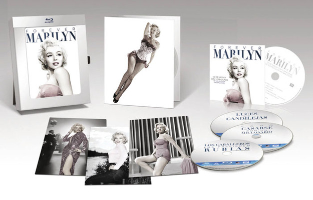 Pack sencillo y para coleccionistas con las películas de Marilyn en Blu-ray