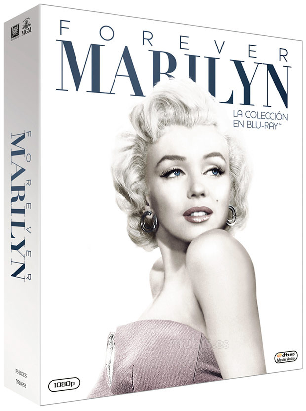 Pack sencillo y para coleccionistas con las películas de Marilyn en Blu-ray