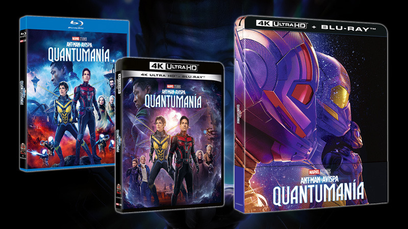 Ant-Man y la Avispa: Quantumanía en Blu-ray, UHD 4K y Steelbook 4K