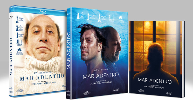 Edición en Blu-ray con funda y libreto de Mar Adentro
