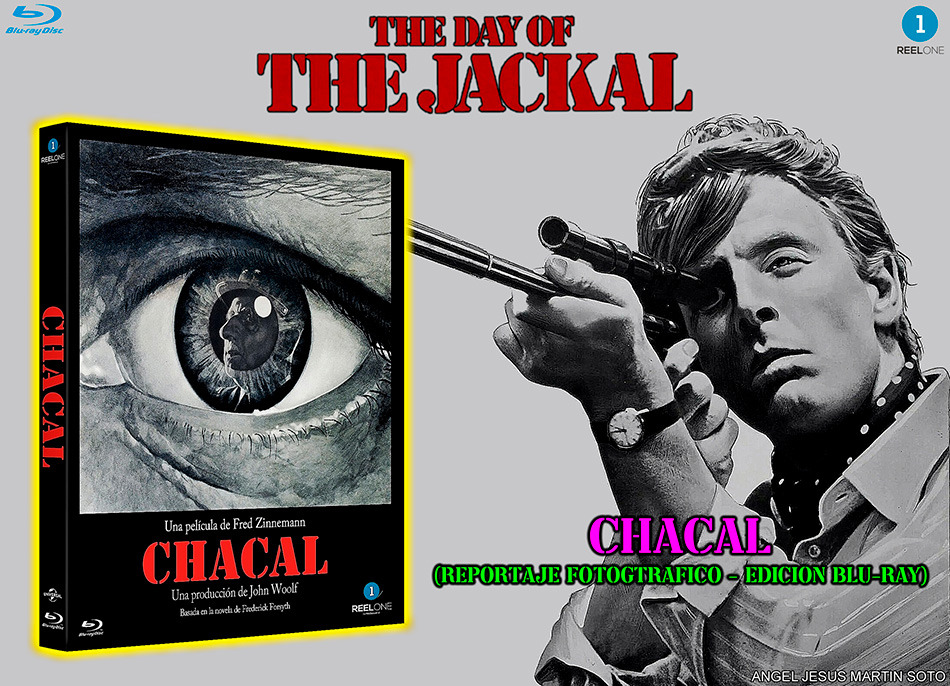 Fotografías de la edición con funda y libreto de Chacal en Blu-ray 1
