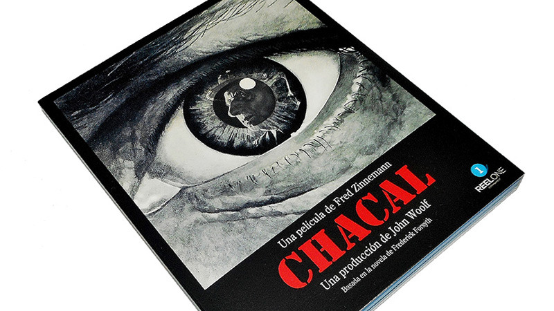 Fotografías de la edición con funda y libreto de Chacal en Blu-ray