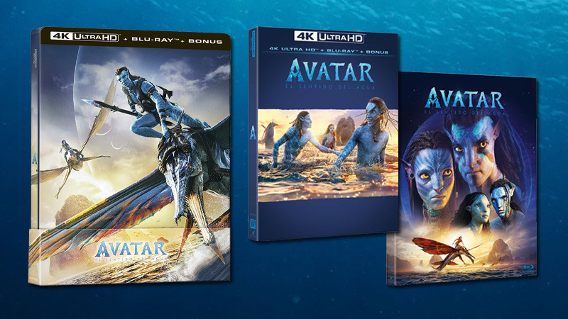 Todos los detalles de Avatar: El Sentido del Agua en Blu-ray, UHD 4K y Steelbook 4K