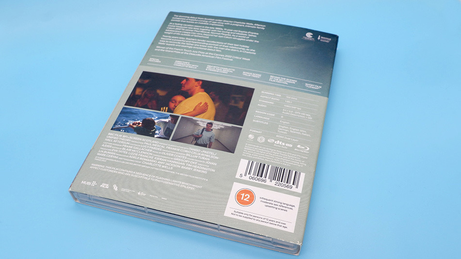 Fotografías de la edición con postales de Aftersun en Blu-ray (UK) 2