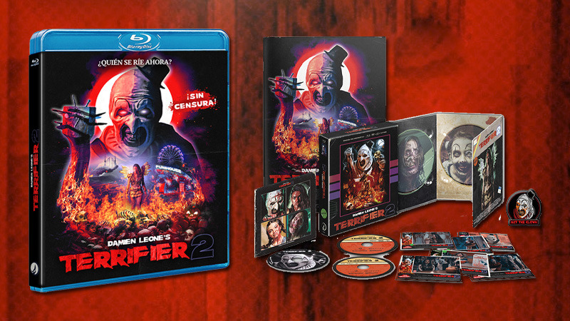 Terrifier 2 en Blu-ray en ediciones sencilla y coleccionista