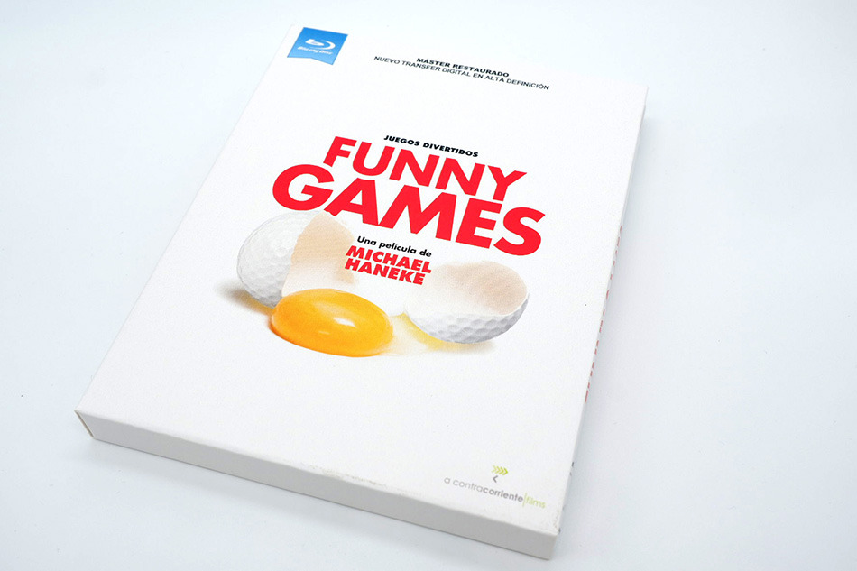 Fotografías del Blu-ray con funda y libreto de Funny Games 1